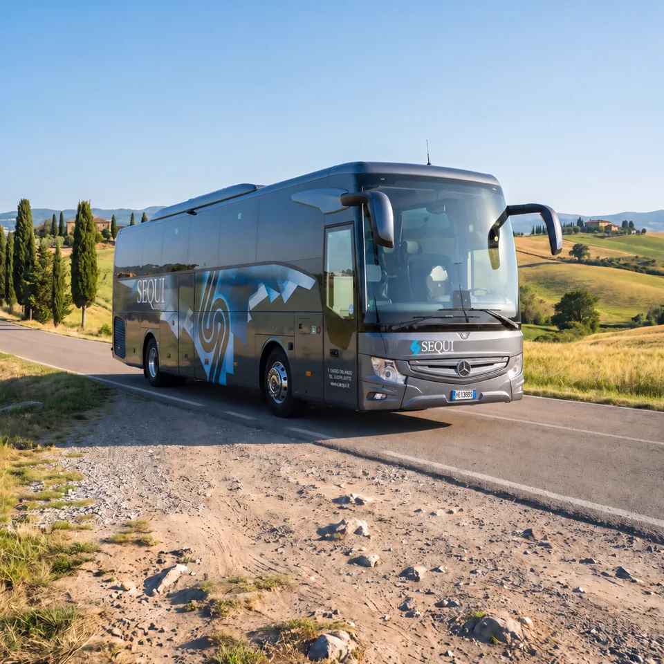 Autobus Autolinee Sequi in viaggio